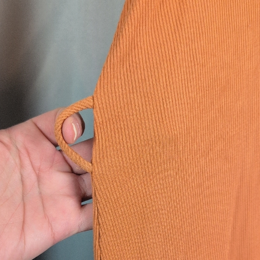 Umgee β Long Cardigan Pumpkin Orange Large - Picture 6 of 9